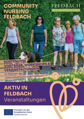 "Aktiv in Feldbach" - Veranstaltungen (Herbst 2022 bis März 2023)