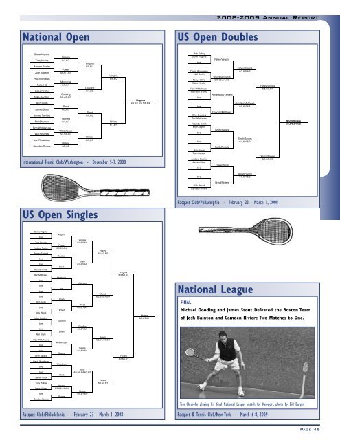 united states court tennis association united states court tennis ...