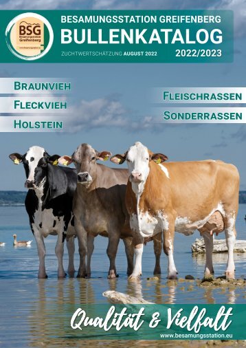  Greifenberger Bullenkatalog 2022/2023