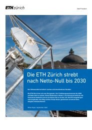 ETH-Whitepaper «Netto-Null bis 2030»