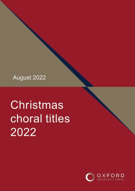 New and recent Christmas titles 2022