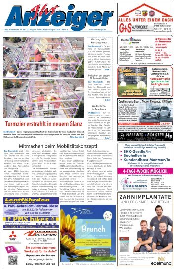 Ihr Anzeiger Bad Bramstedt 34 2022