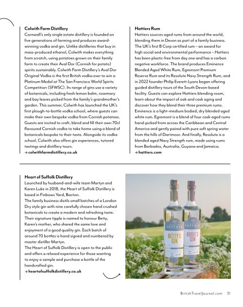 British Travel Journal | Autumn/Winter 2022