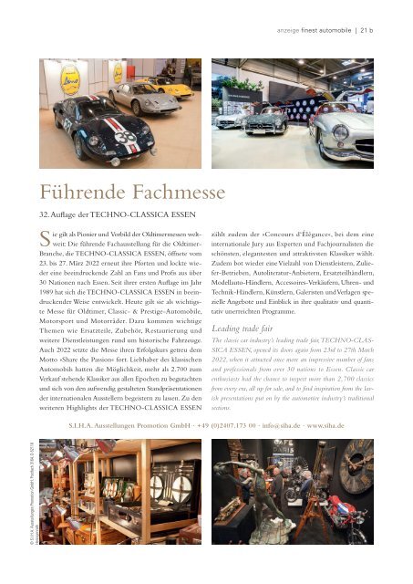 »feine adressen – finest« – Edition Berlin/Potsdam I/2022 