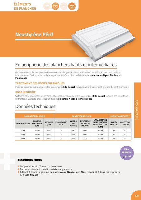 Catalogue Neo #NC2 - Partie Planchers