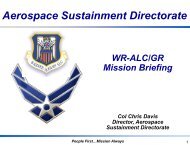 Aerospace Sustainment Directorate