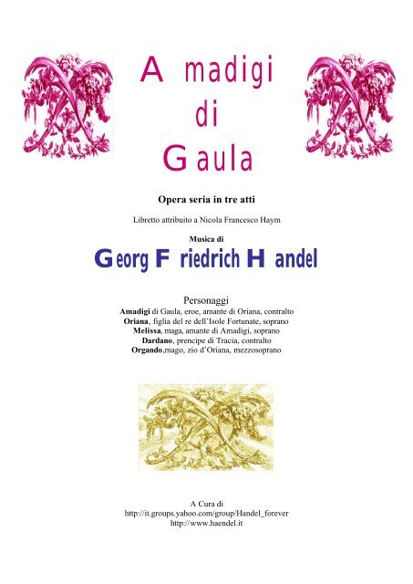 Amadigi di Gaula - George Frideric Handel