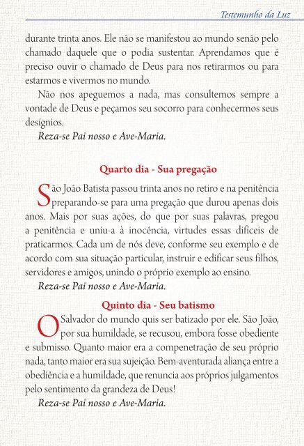 Novena a São João Batista