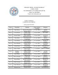 COLEGIUL TEHNIC „VICTOR UNGUREAN”