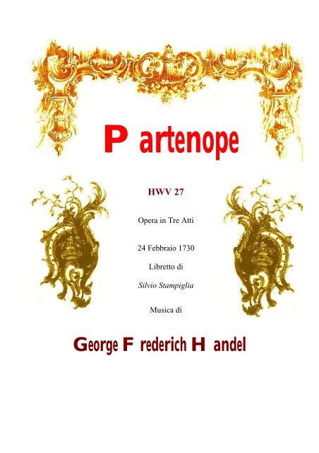Partenope - George Frideric Handel