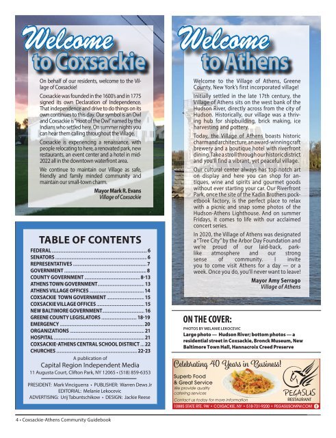 My Community Guidebook - Coxsackie-Athens: 2022-2023