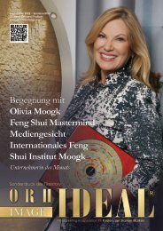 Olivia Moogk Internationales Feng Shui Institut Orhideal Titelstory