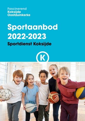 Brochure sportaanbod Koksijde 2022-2023