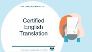 Certified English Translation 