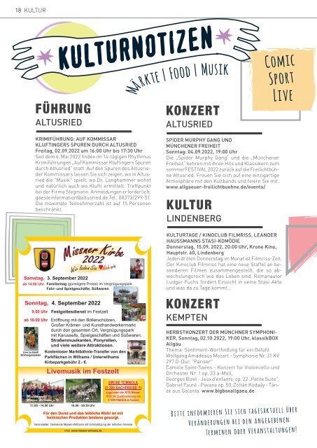 Alpsee Grünten & - Das Allgäu Ferienmagazin "Ausgabe 29"