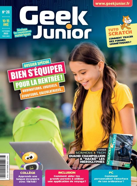 Geek Junior N°26 - septembre 2022 - extrait