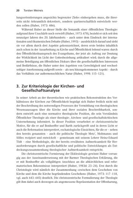 Heinrich Bedford-Strohm | Peter Bubmann | Hans-Ulrich Dallmann | Torsten Meireis (Hrsg.): Kritische Öffentliche Theologie (Leseprobe)