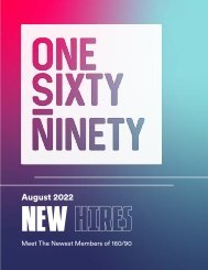 160/90 New Hires (August 2022)