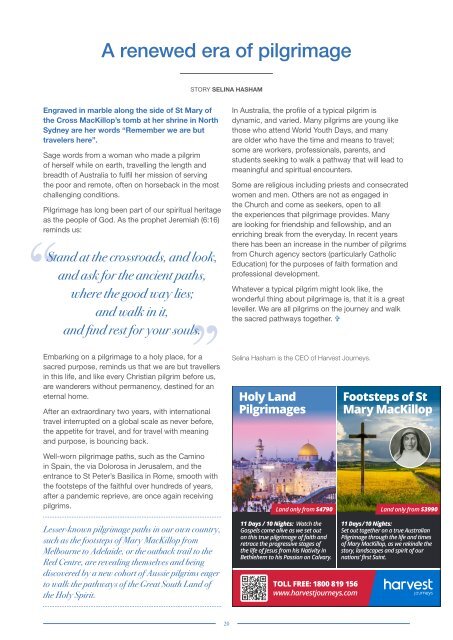 Catholic Outlook Magazine Ordinary Time Spring Edition 2022