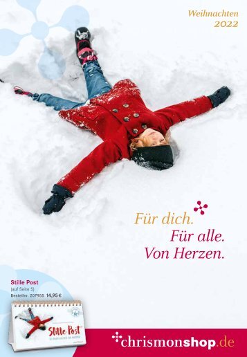 Weihnachtskatalog 2022 – chrismonshop