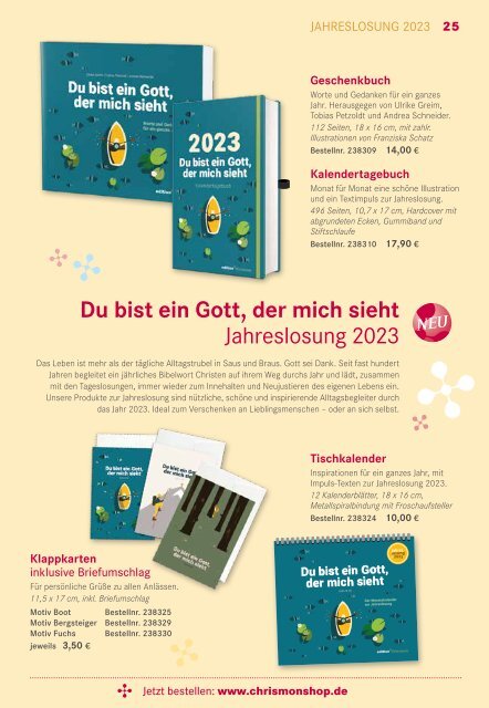 Weihnachtskatalog 2022 – chrismonshop