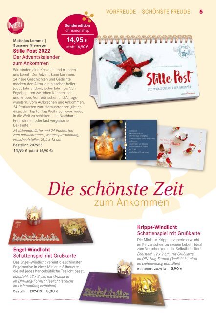 Weihnachtskatalog 2022 – chrismonshop