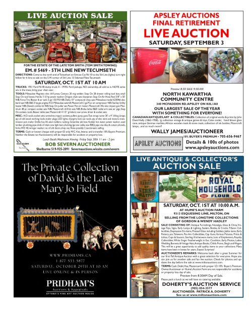 Woodbridge Advertiser/AuctionLists.ca - 2022-08-29