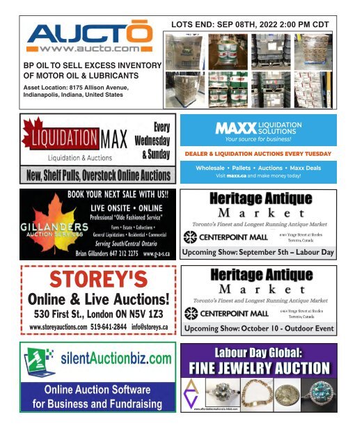 Woodbridge Advertiser/AuctionLists.ca - 2022-08-29