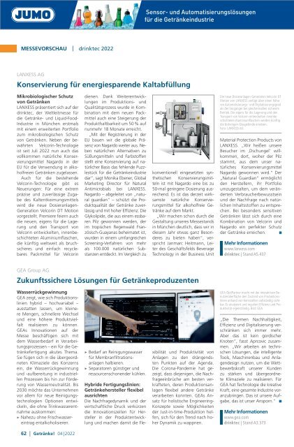 Getränke! Technologie & Marketing 4/2022