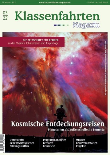Klassenfahrten Magazin Heft 3/2022