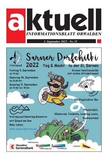 Aktuell Obwalden | KW35 | 1. September 2022