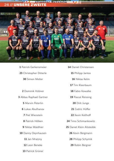 Stimberg-Echo Ausgabe 07/2022 - Heimspiel gegen RW Ahlen - Westfalenpokal