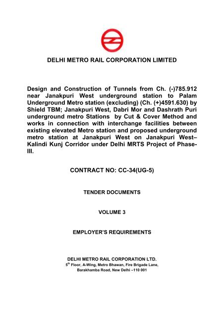 NIT - Delhi Metro Rail Corporation
