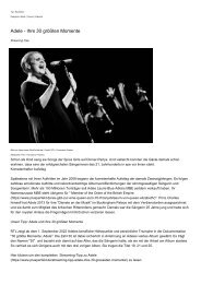 Adele - Ihre 30 groessten Momente