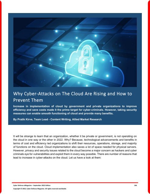 Cyber Defense eMagazine September Edition for 2022 #CDM