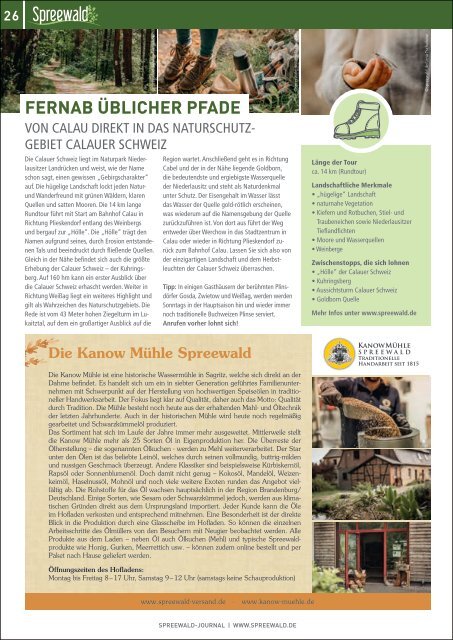 Spreewald Journal September-Oktober 2022