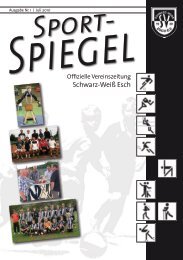 A – Jugend - SV Schwarz-Weiß Esch