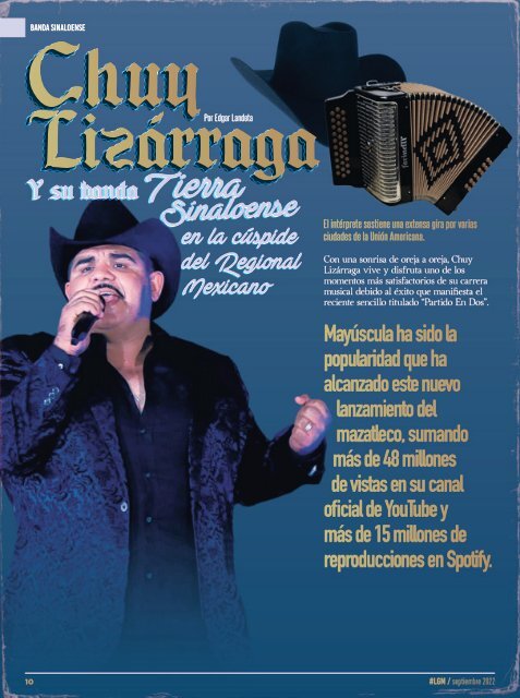 La Gorda Magazine Año 8 Edición Número 92 Septiembre 2022 Portada: Espinoza Paz