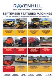 Ravenhill Monthly Featured Machines A4 SEPTEMBER 2022