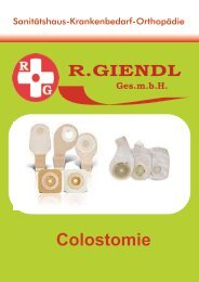 Die Pflege der Colostomie - Bandagist R. Giendl