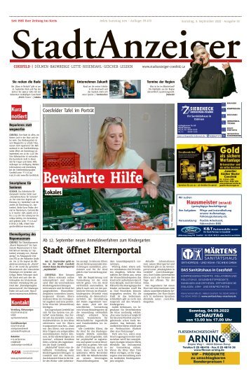 Stadtanzeiger Coesfeld kw 35