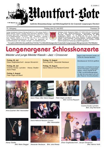 Montfort-Bote 22.07.2022