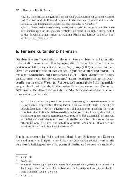 Sarah Jäger | Eberhard Martin Pausch (Hrsg.): Kampf der Kulturen und gerechter Frieden (Leseprobe)