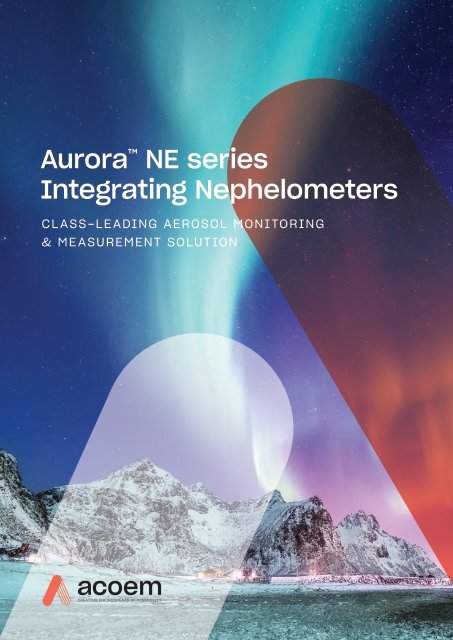 Acoem Aurora NE series integrating nephelometer brochure