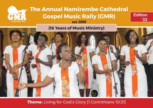 Gospel Music Rally 2022 [GMR] Program Booklet-Final