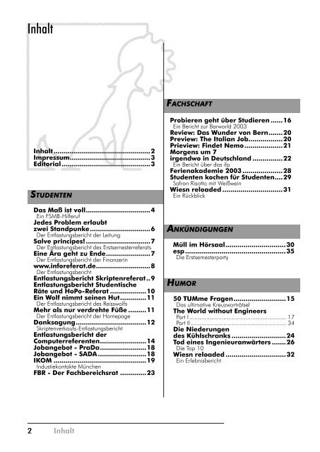 fachschaft - Reisswolf - TUM