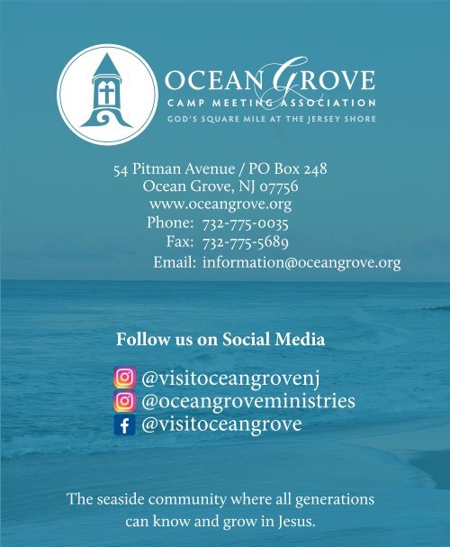 Ocean Grove Fall 2022 – Spring 2023 Program Guide