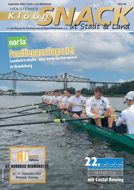 Holsteiner KlöönSNACK - Ausgabe Rendsburg / Mittelholstein - September 2022