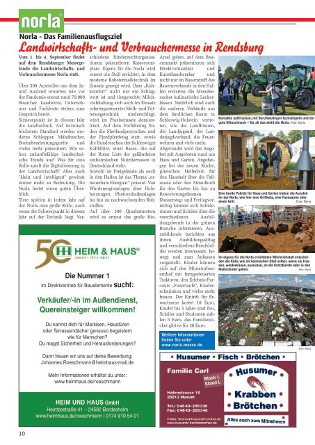 Holsteiner KlöönSNACK - Ausgabe Kiel / Eckernförde - September 2022
