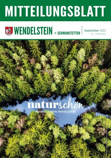 Mitteilungsblatt Wendelstein+Schwanstetten September 2022